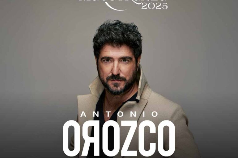 cartel concierto Antonio Orozco Sevilla 2025 7 de septiembre